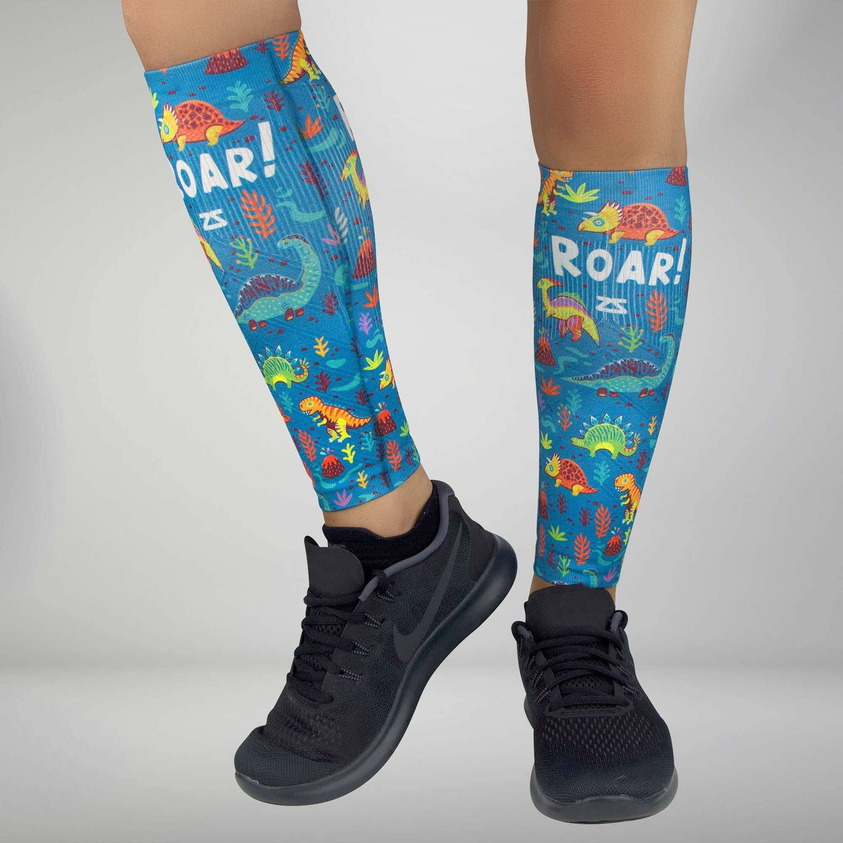Dinosaurs Compression Leg SleevesLeg Sleeves - Zensah