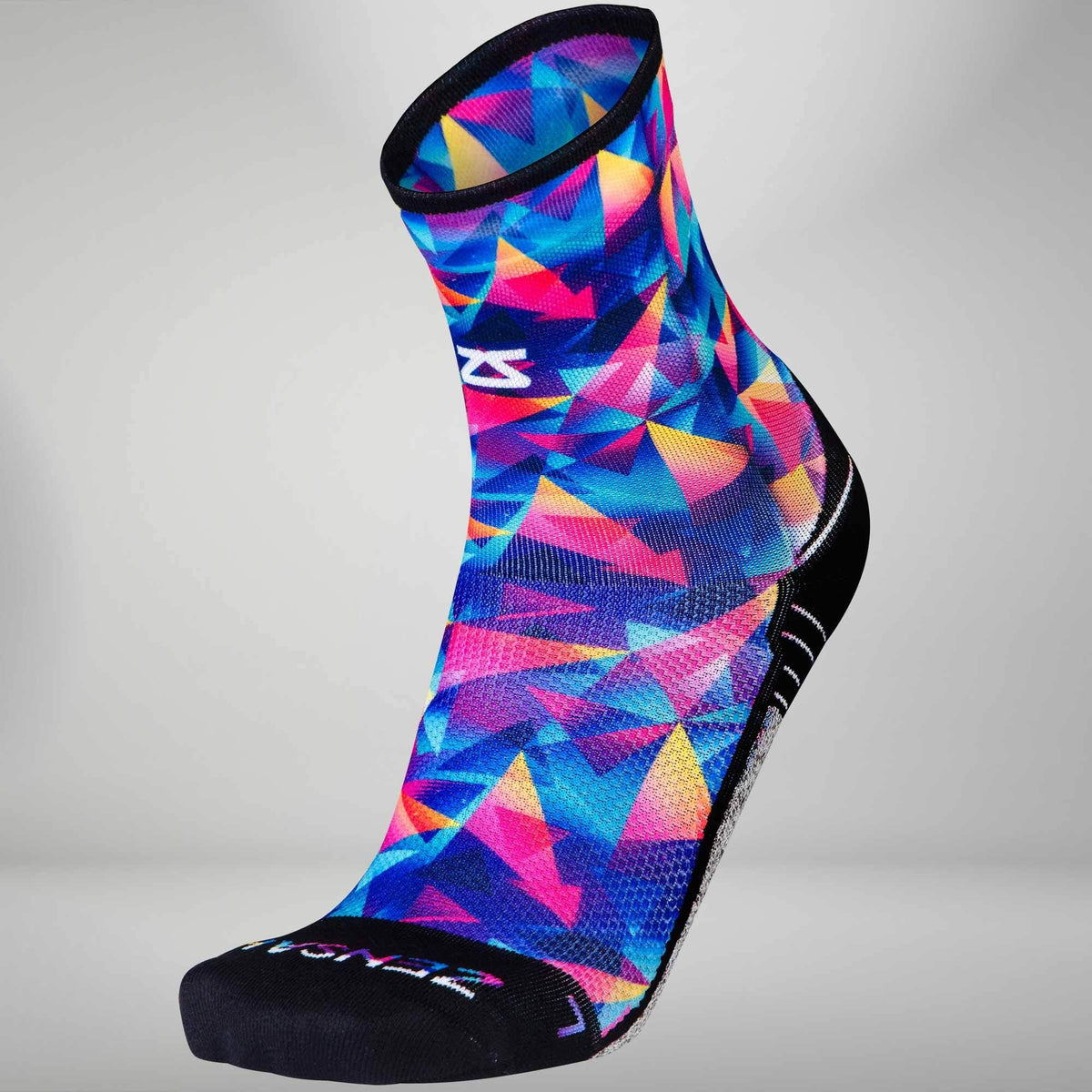 Retro Triangles Socks (Mini Crew)Socks - Zensah