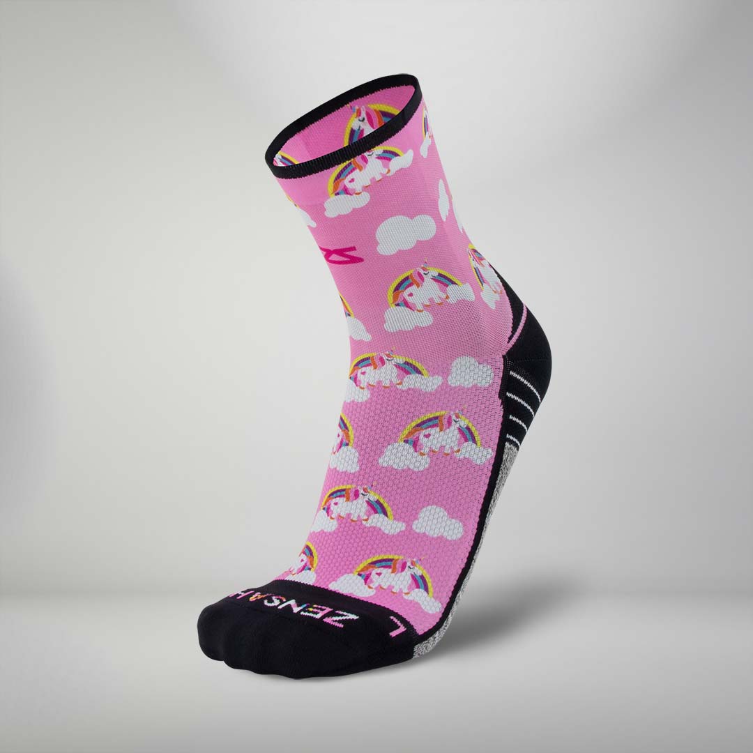 Rainbow Unicorns Socks (Mini-Crew)Socks - Zensah