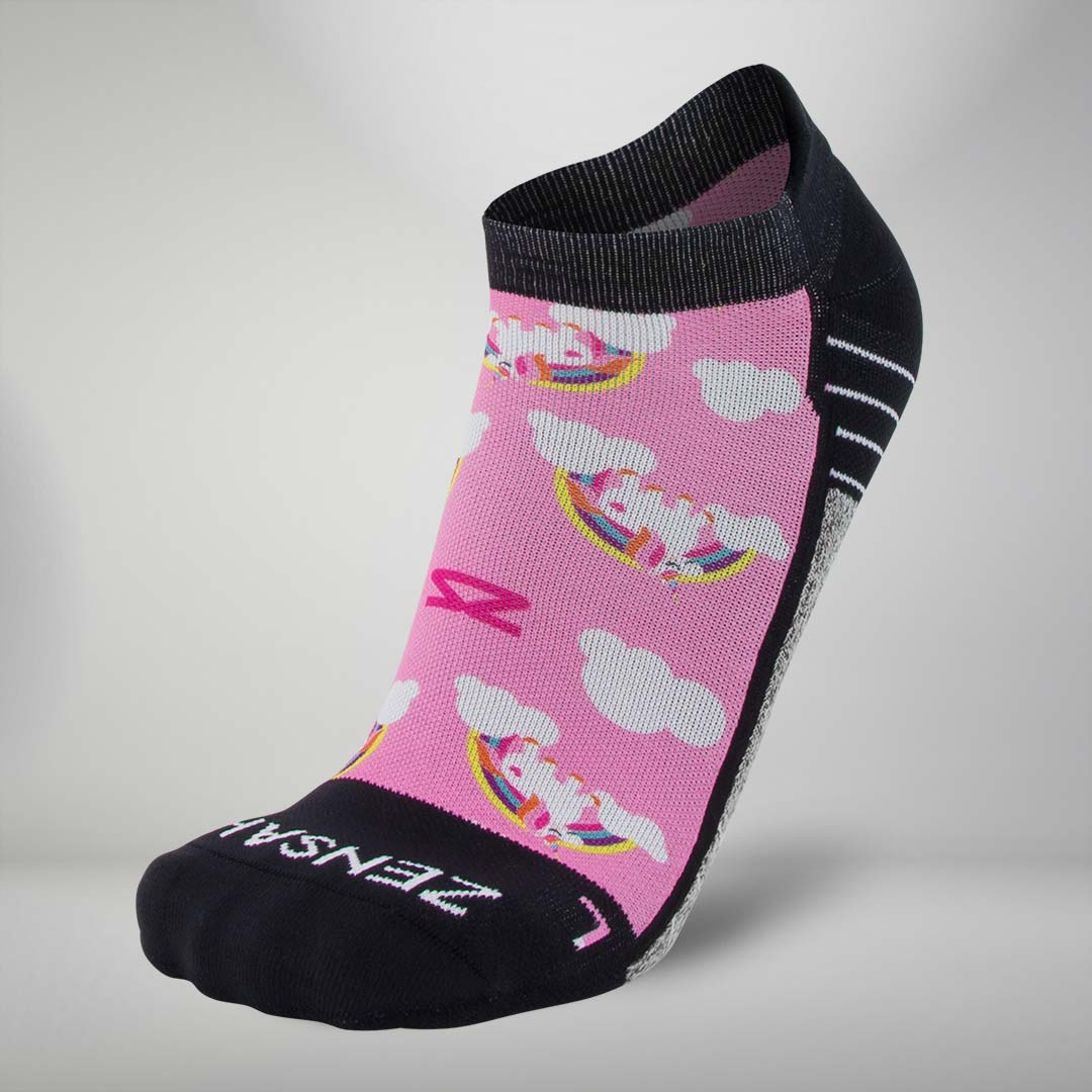 Rainbow Unicorns Socks (No Show)Socks - Zensah