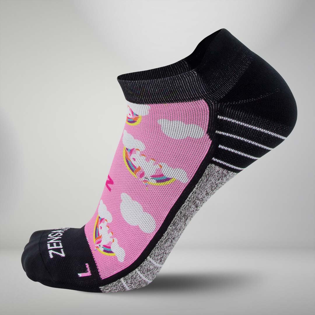 Rainbow Unicorns Socks (No Show)Socks - Zensah