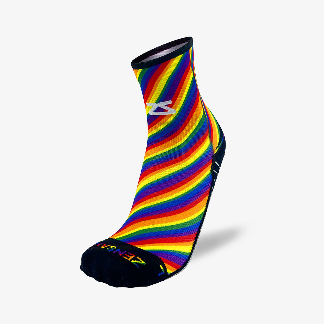Rainbow Flag Socks (Mini-Crew)Socks - Zensah