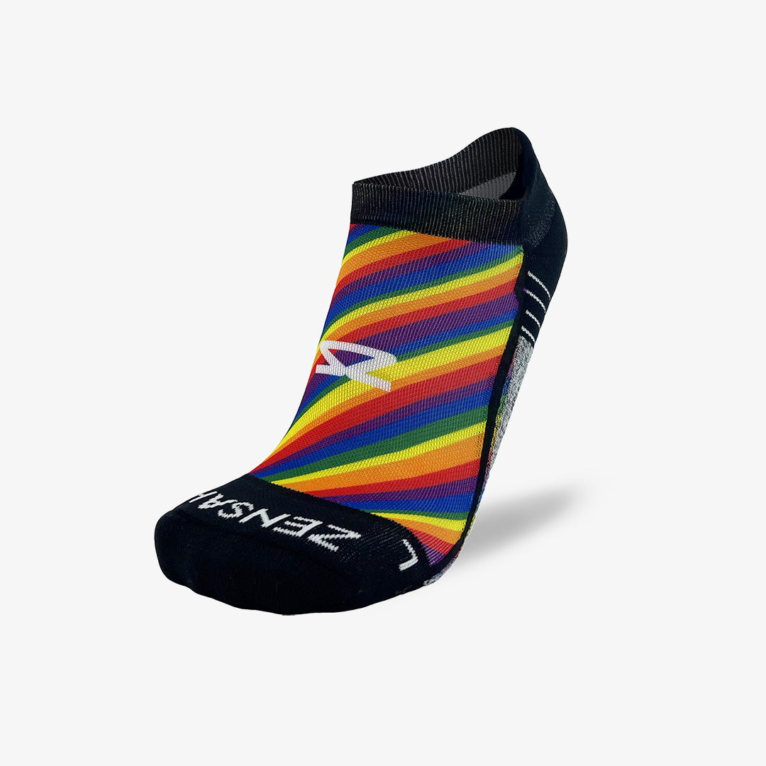 Rainbow Flag Running Socks (No Show)Socks - Zensah