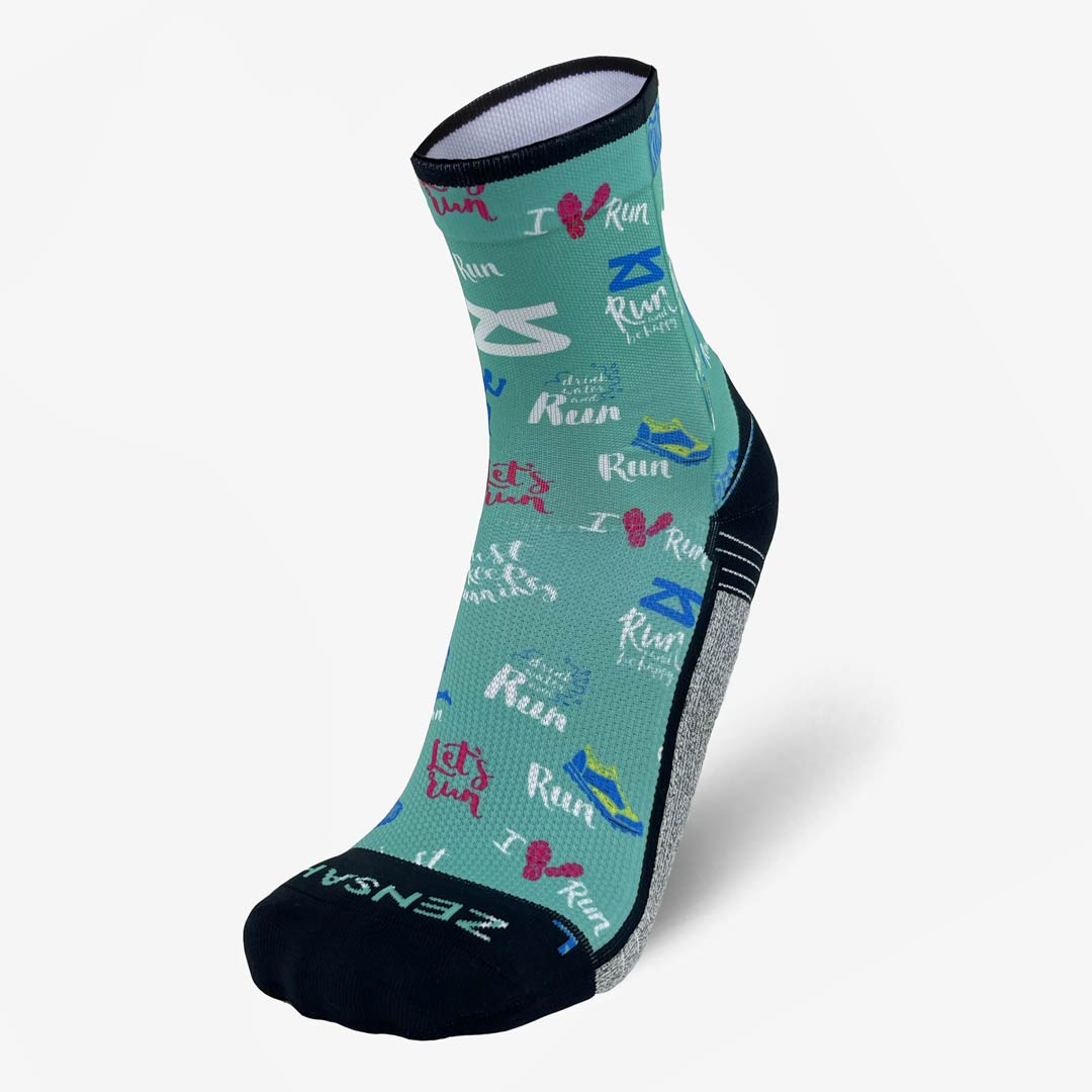 Running Motivation Socks (Mini-Crew)Socks - Zensah