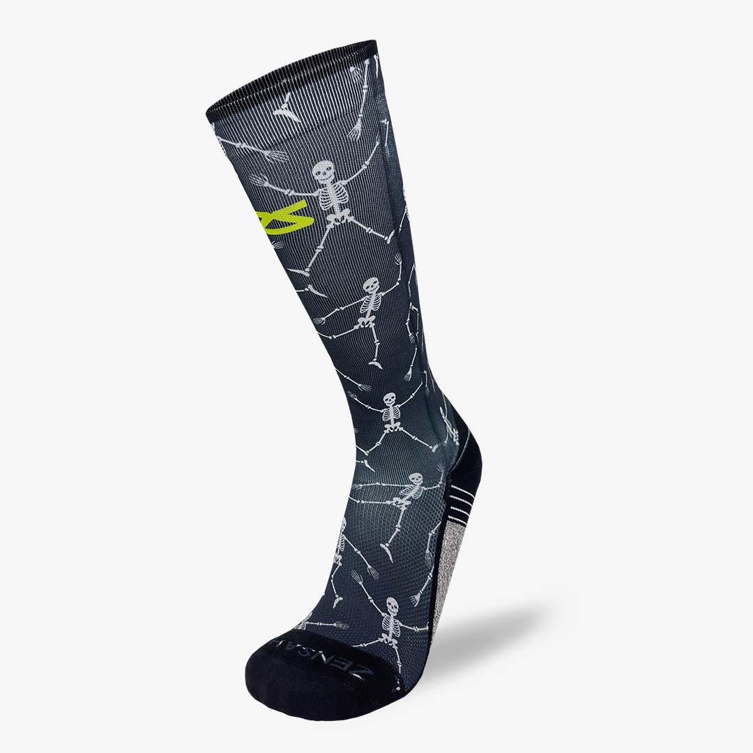 Skeletons Compression Socks (Knee-High)Socks - Zensah