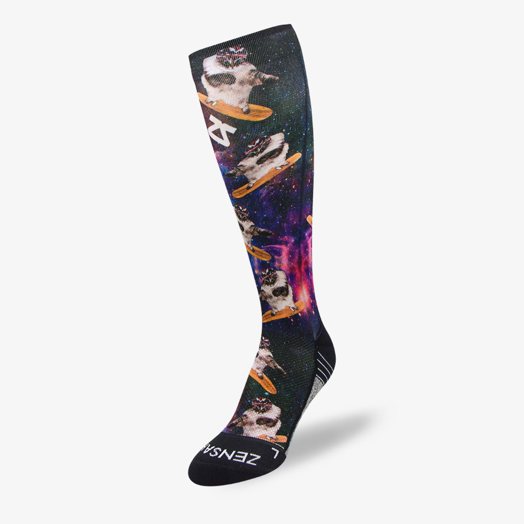 Space Cats Compression Socks (Knee-High)Socks - Zensah