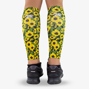 Sunflowers Compression Leg SleevesLeg Sleeves - Zensah