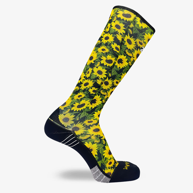 Sunflowers Compression Socks (Knee-High)Socks - Zensah