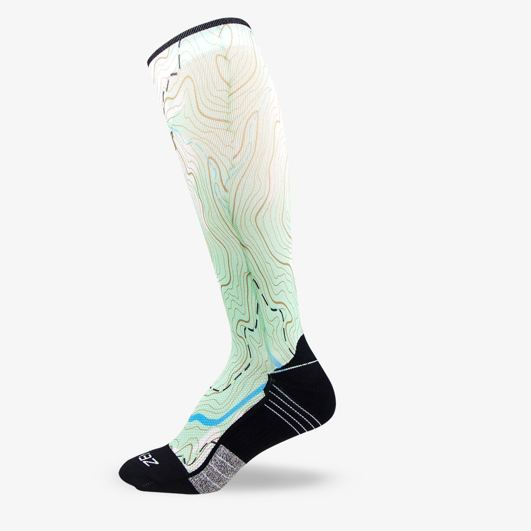 Topography Compression Socks (Knee-High)Socks - Zensah