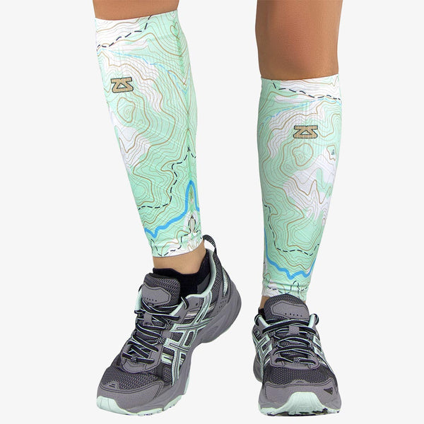 Topography Compression Leg Sleeves - Marathon Running | Zensah