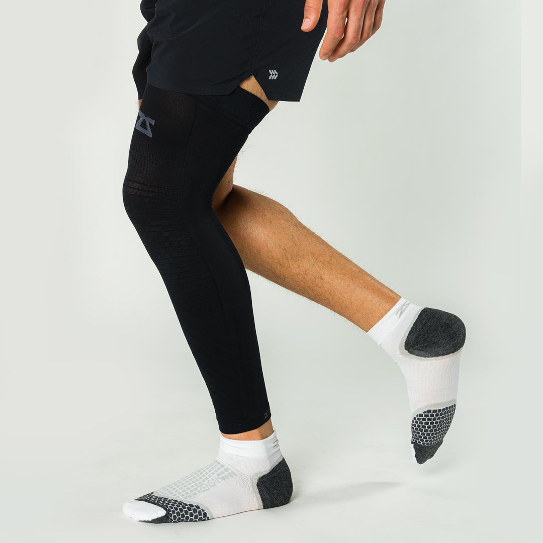Shin Compression Full Leg Compression Sleeve - Shin Splints relief, shin sprain sleeve ...
