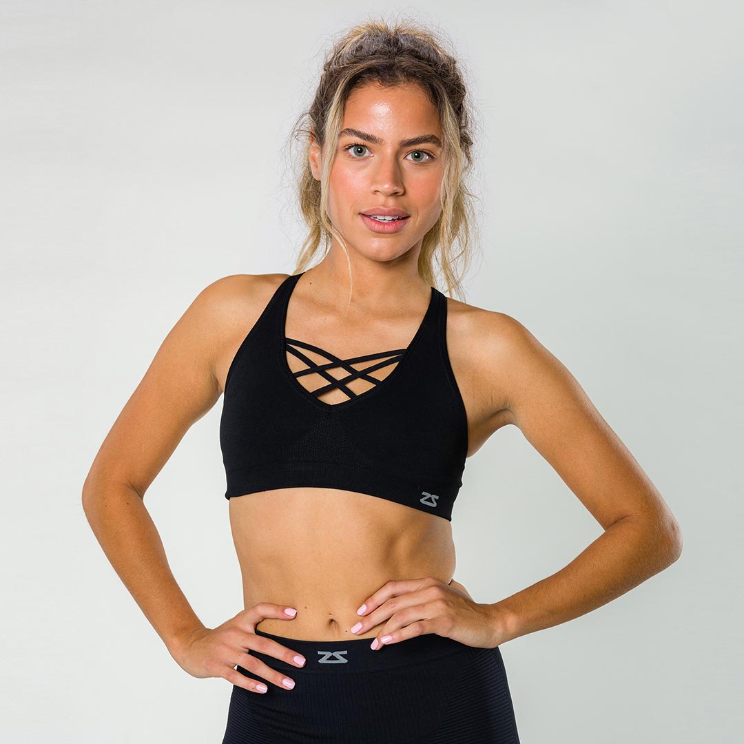 Hesxuno Sports Bra Running Woman No Breast-Wiping and Chest