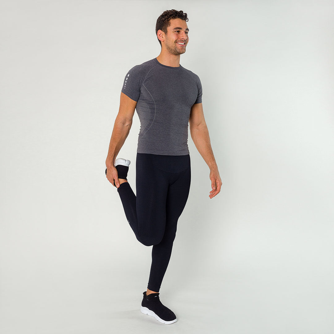 WIRIST 2 in 1 Running Pants for Men, Tight Workout Compression