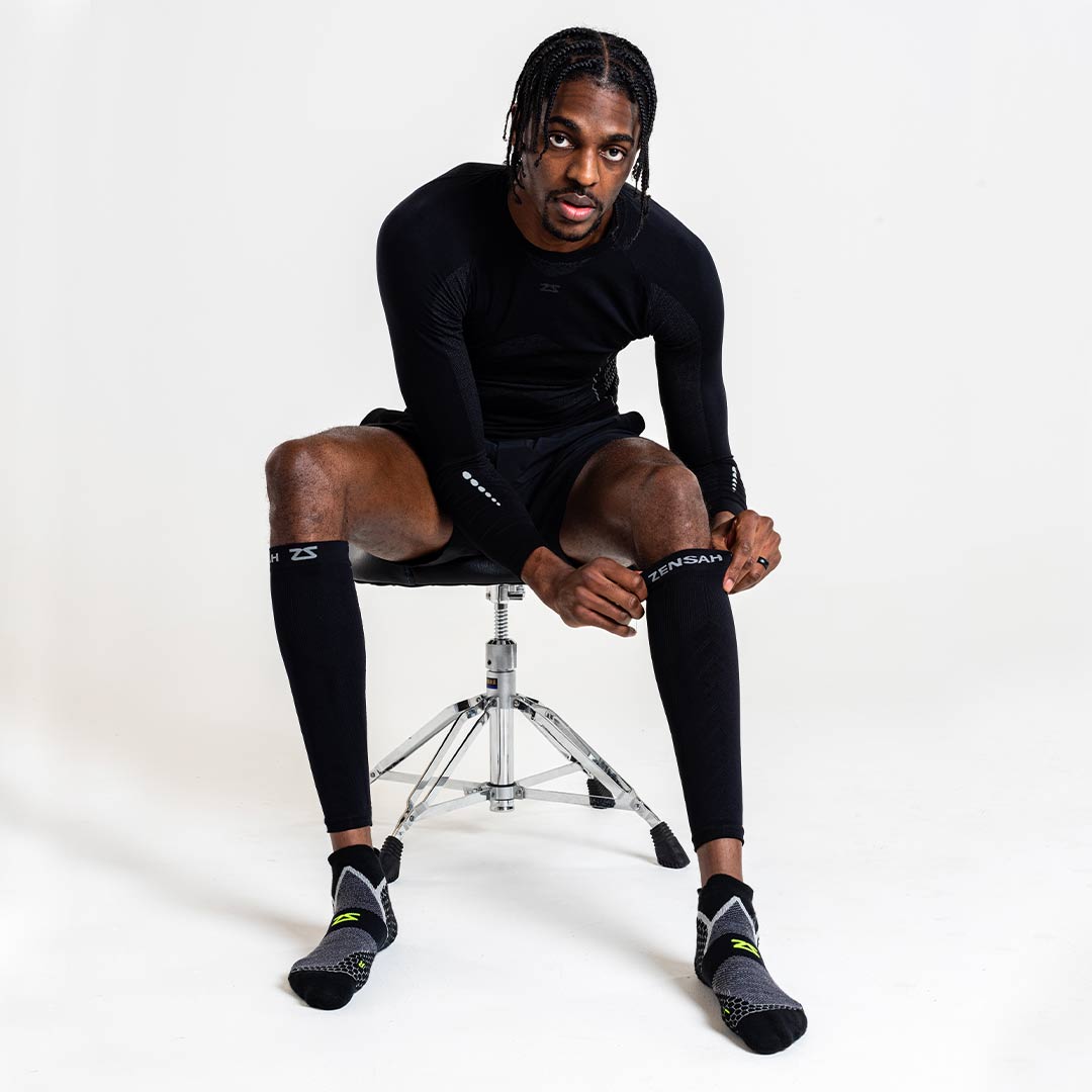 Justin Holiday Collection: Grit 2.0 Running Socks (No-Show)Socks - Zensah