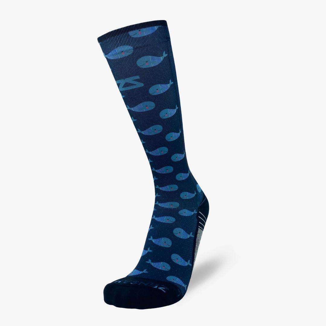 Whales Compression Socks (Knee-High)Socks - Zensah