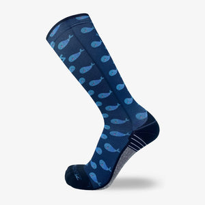 Whales Compression Socks (Knee-High)Socks - Zensah