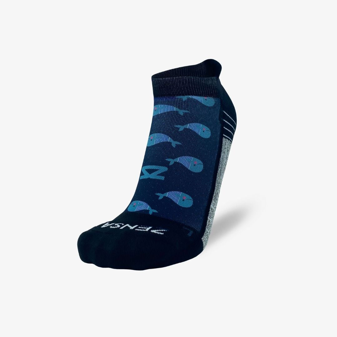 Whales Running Socks (No Show)Socks - Zensah