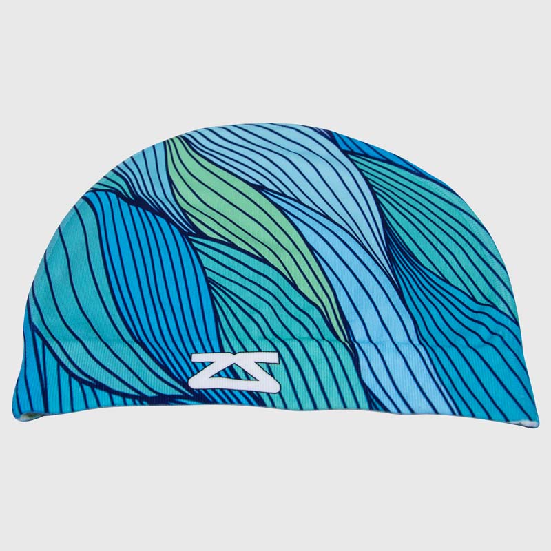 Abstract Waves Skull Cap BeanieHat - Zensah