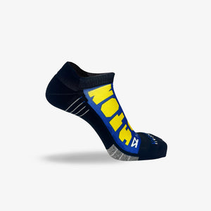 Boston Blue and Yellow Running Socks (No Show)Socks - Zensah