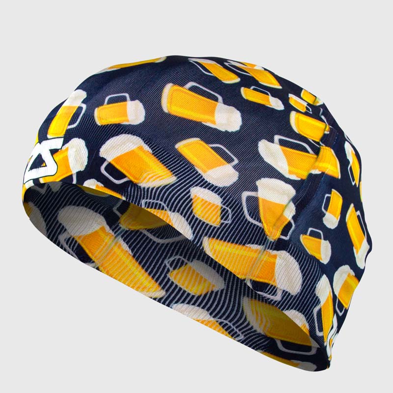 beer can bike helmet Zensah Beer Mugs Skull Cap Beanie for Superior Comfort, Anti-Odor, Moisture Wicking, One size