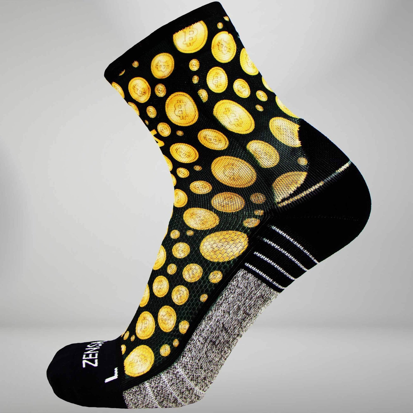 Bitcoin Socks (Mini-Crew)Socks - Zensah