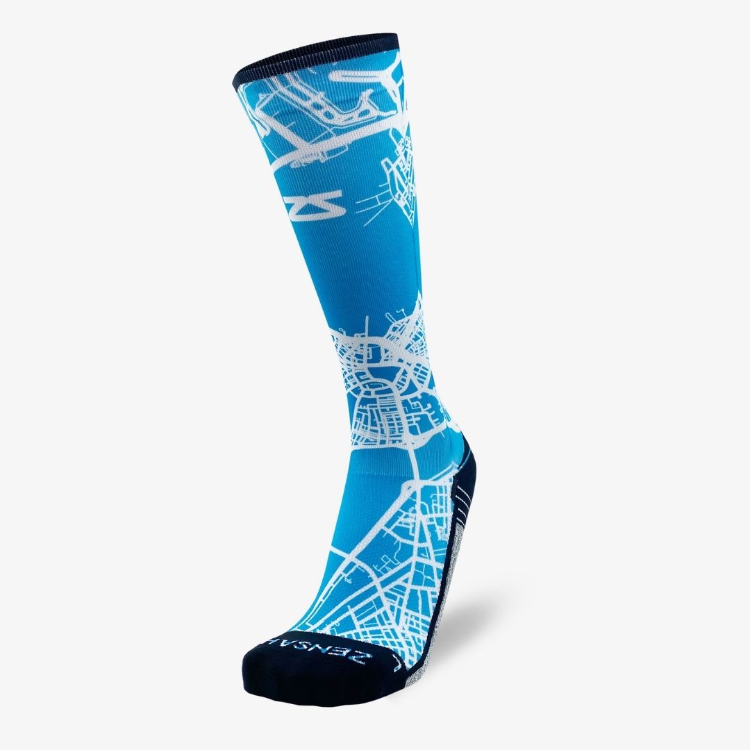 Boston Map Compression Socks (Knee-High)Socks - Zensah