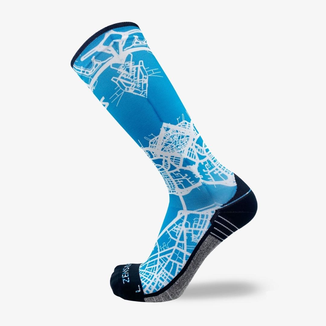 Boston Map Compression Socks (Knee-High)Socks - Zensah