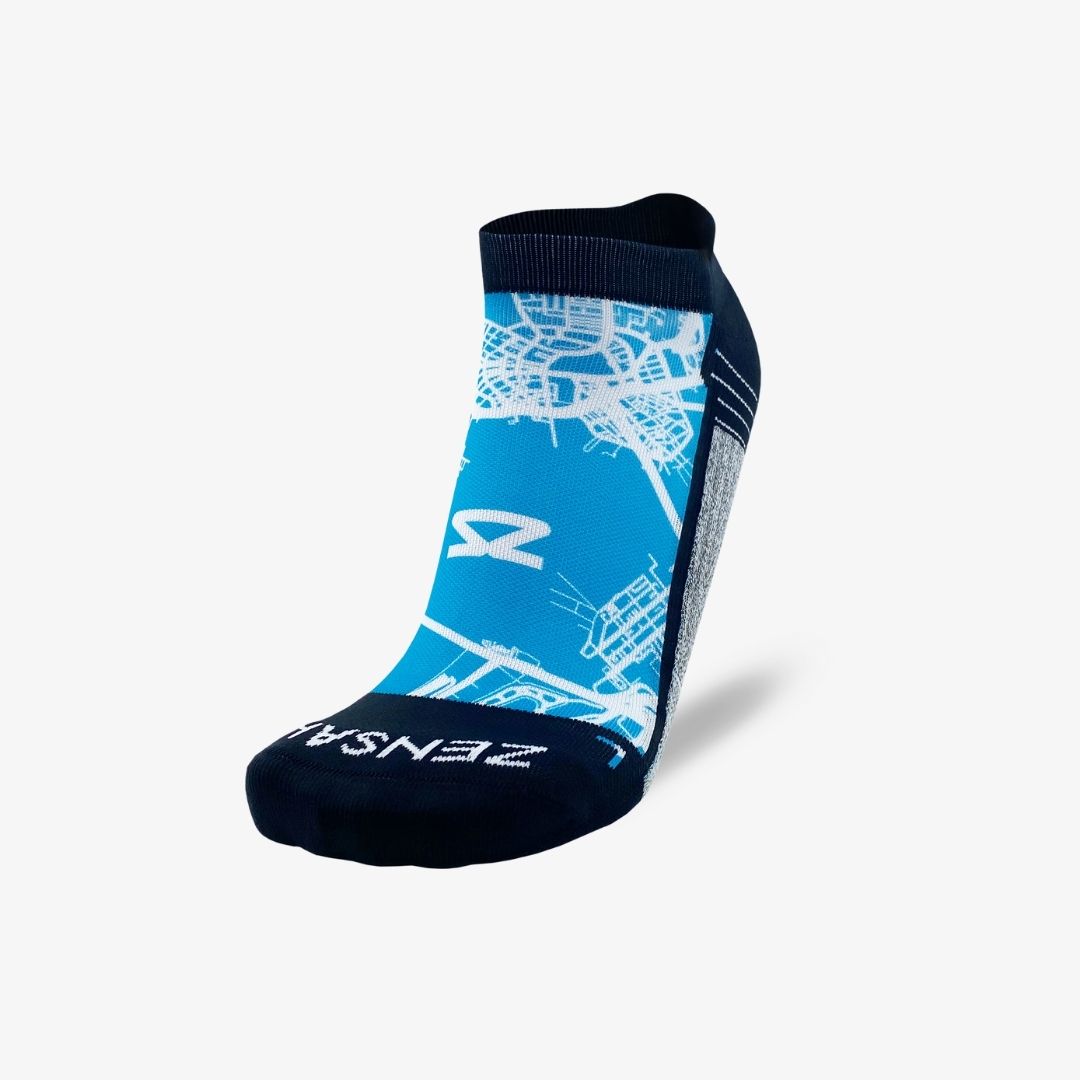 Boston Map Running Socks (No Show)Socks - Zensah