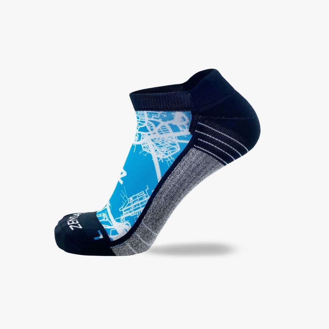 Boston Map Running Socks (No Show)Socks - Zensah