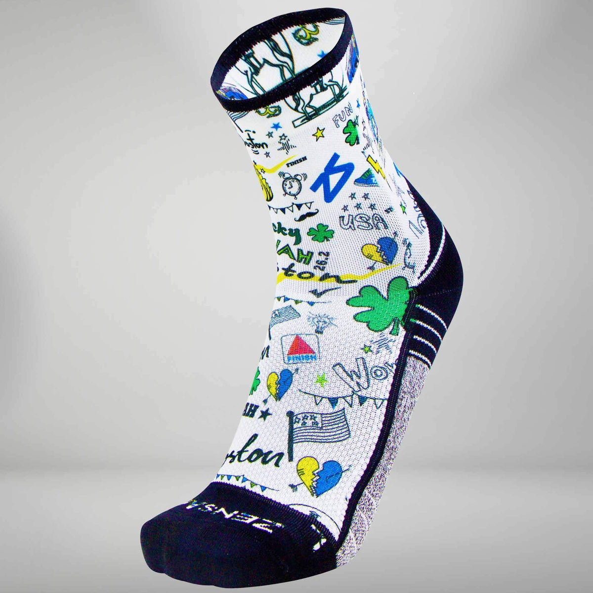 Boston Socks (Mini-Crew)Socks - Zensah