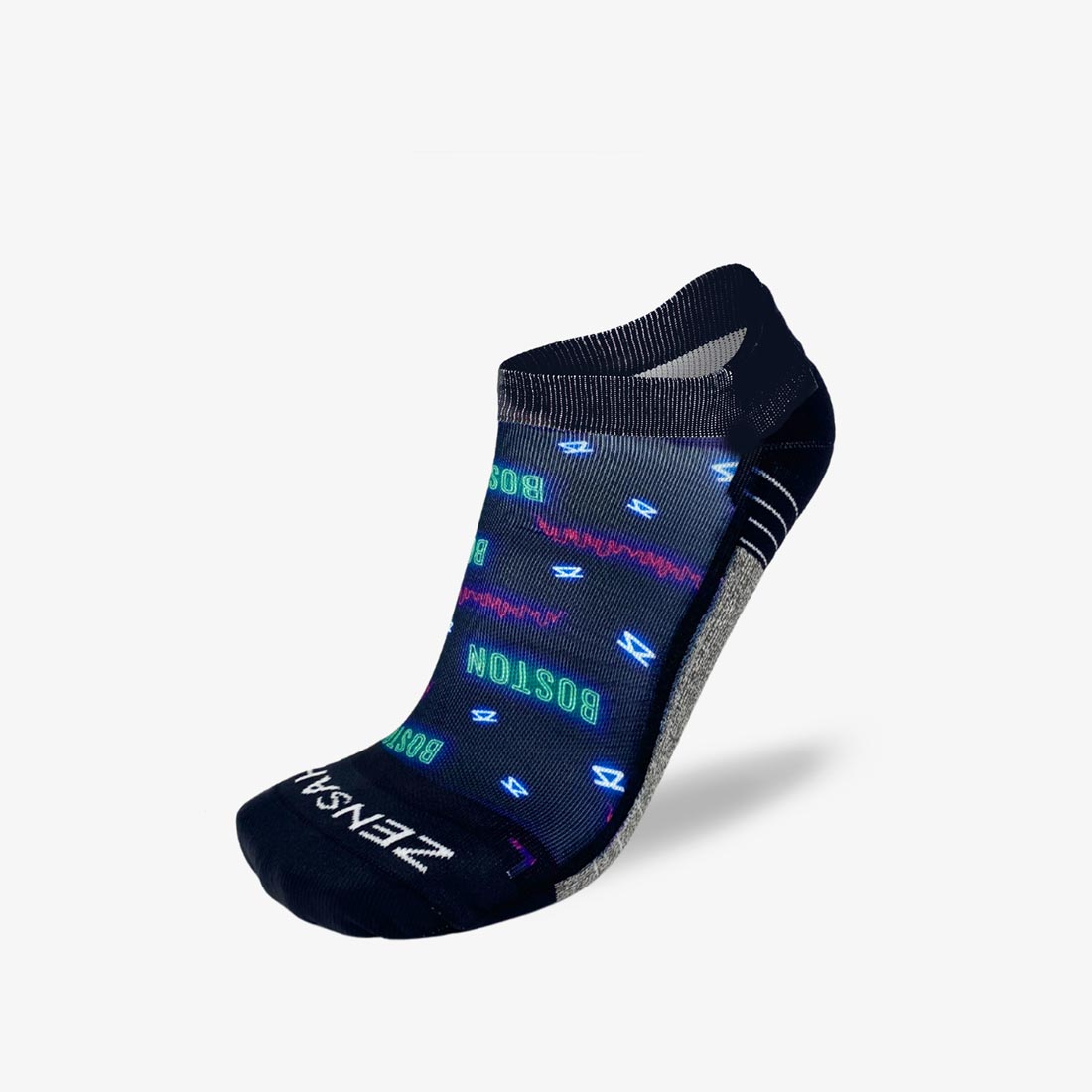 Neon Boston Running Socks (No Show)Socks - Zensah