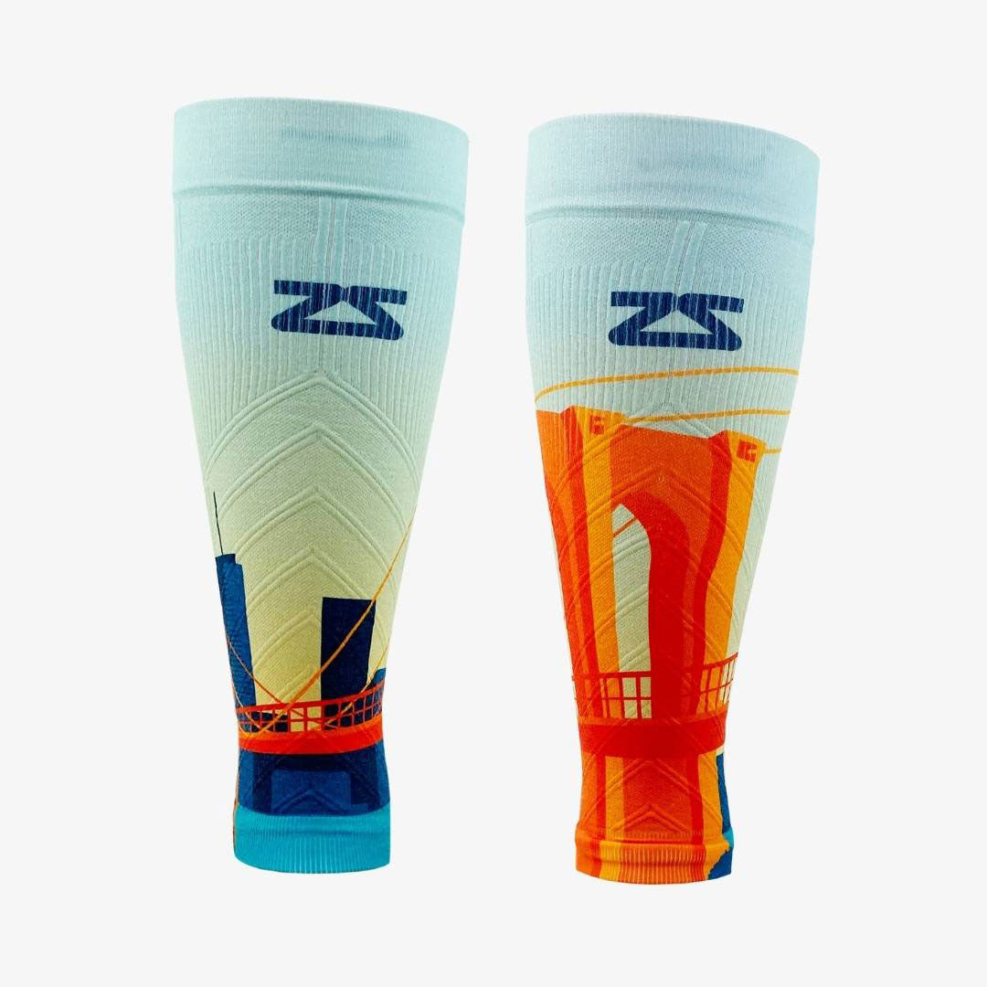 Brooklyn Postcard Compression Leg SleevesLeg Sleeves - Zensah