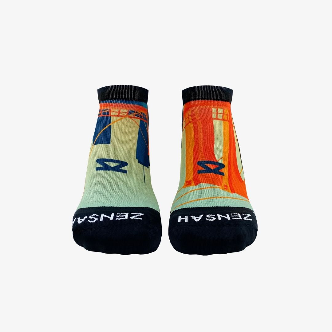 Brooklyn Postcard Running Socks (No Show)Socks - Zensah