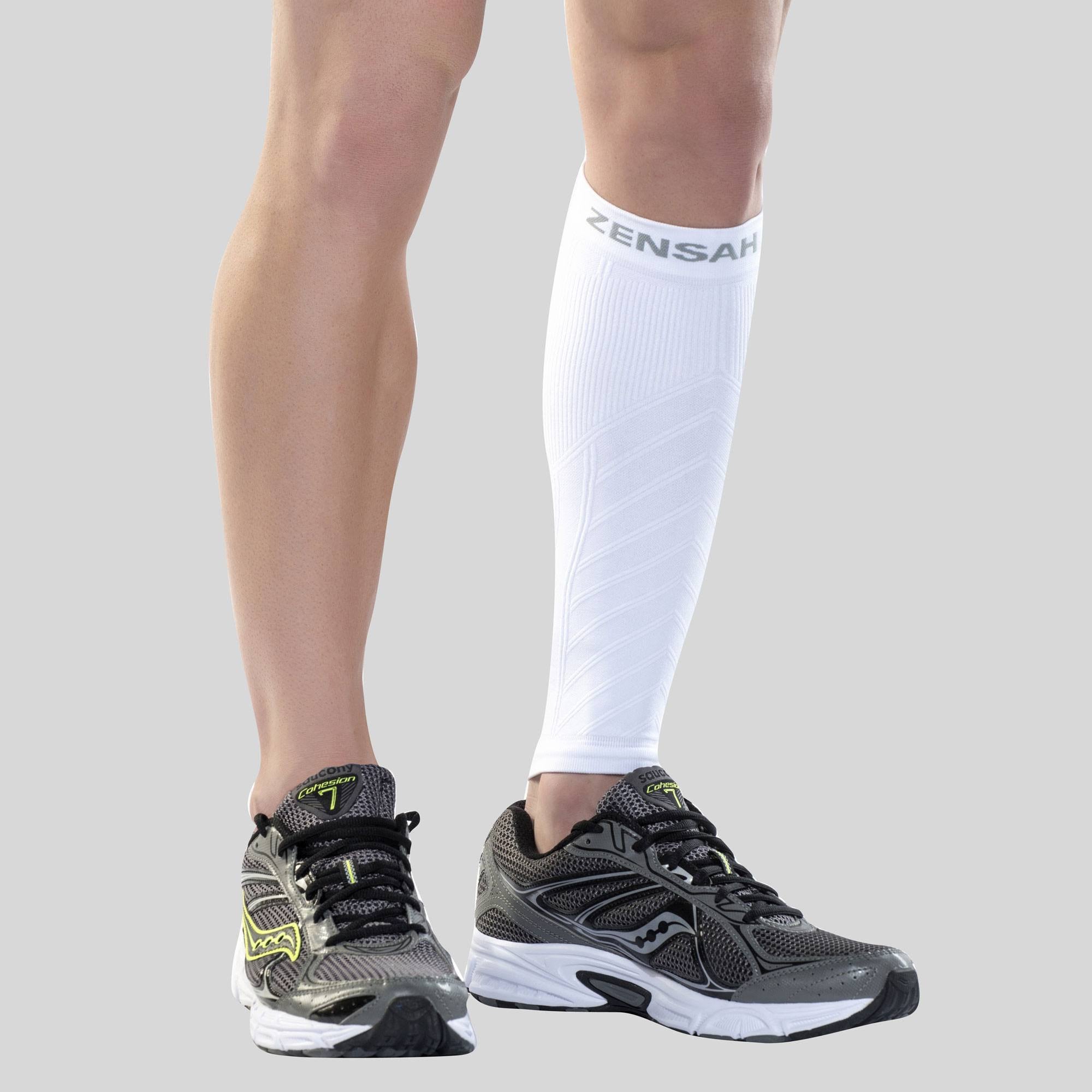 Calf Compression Sleeves for Running | Pain Relief from Shin Splints,  Neuropathy & Varicose Veins | Footless