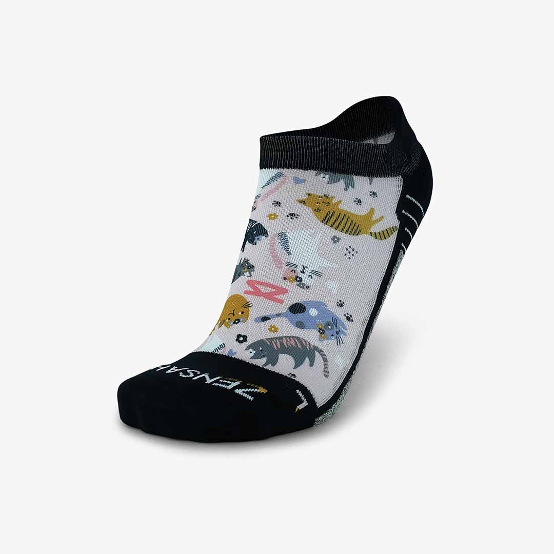 Zensah No-Show Cats Running Socks with Anti-Blister, Moisture Wicking, Light-Cushioned Sole, Reduce Fatigue Zensah No-Show Cats Running Socks with Anti-Blister, Moisture Wicking, Light-Cushioned Sole, Reduce Fatigue