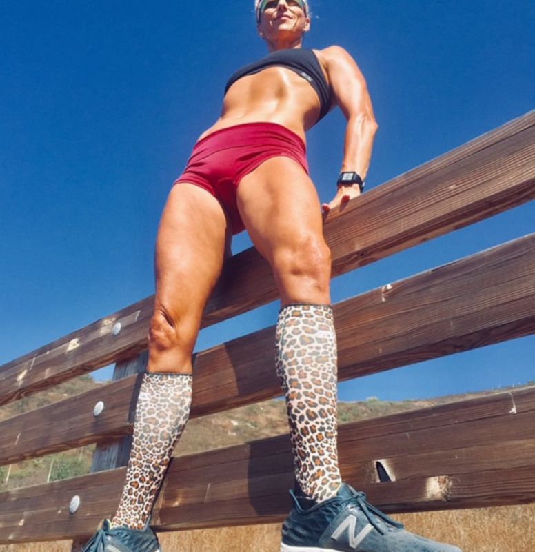 Leopard Compression Socks (Knee-High)Socks - Zensah