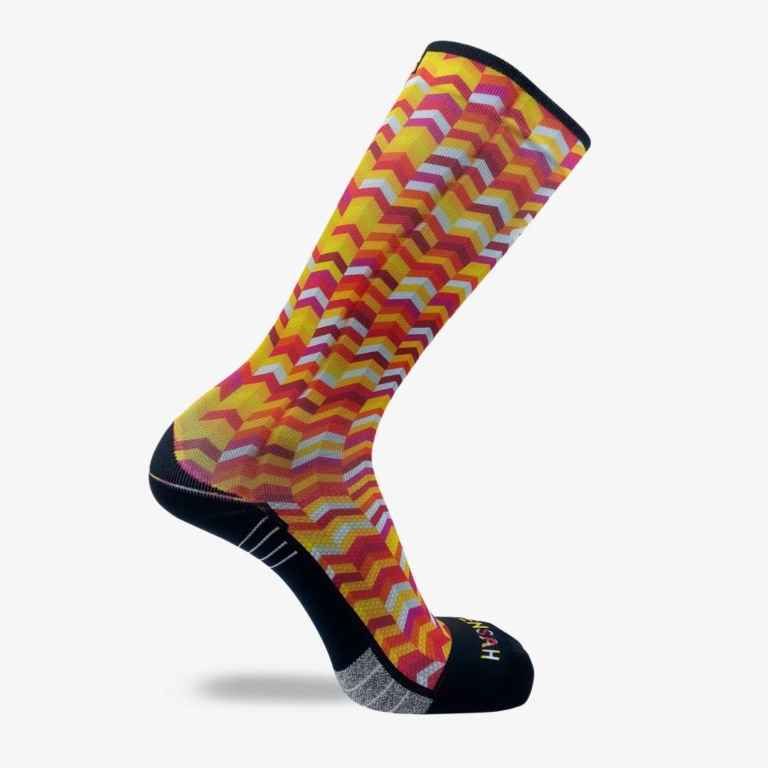 Chevrons Compression Socks (Knee-High)Socks - Zensah