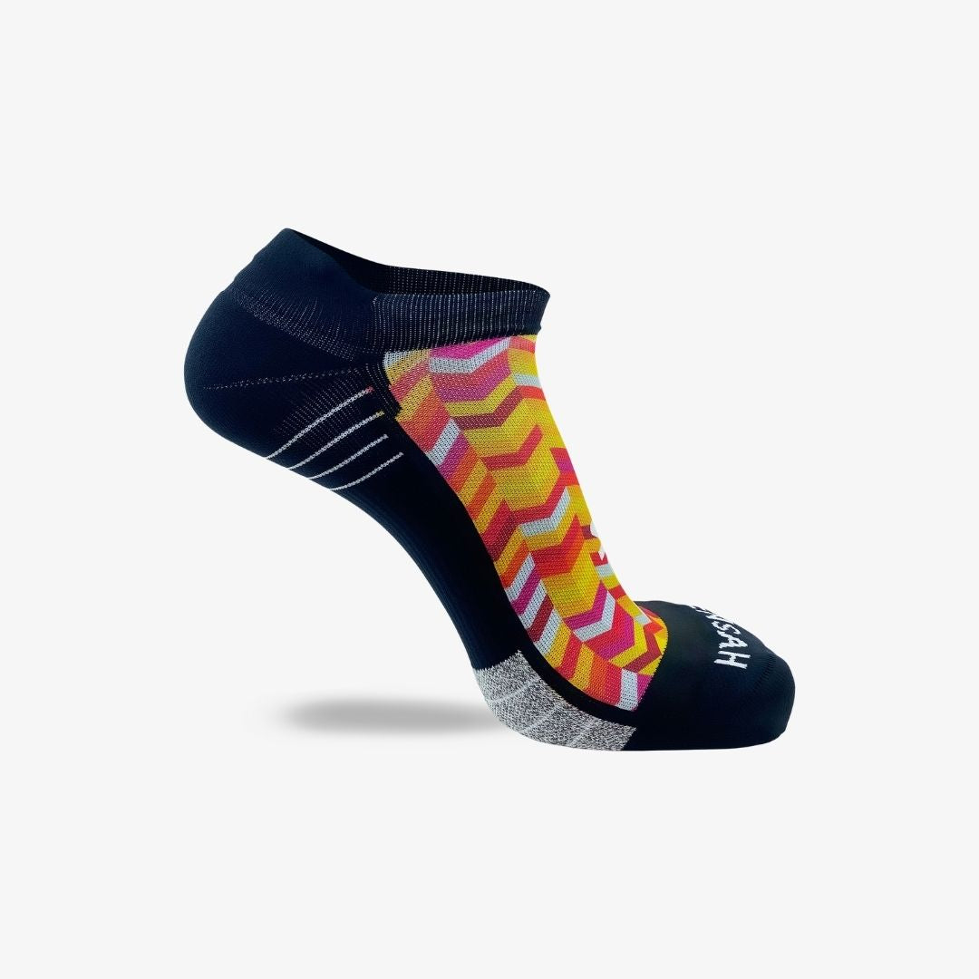 Chevrons Running Socks (No Show)Socks - Zensah