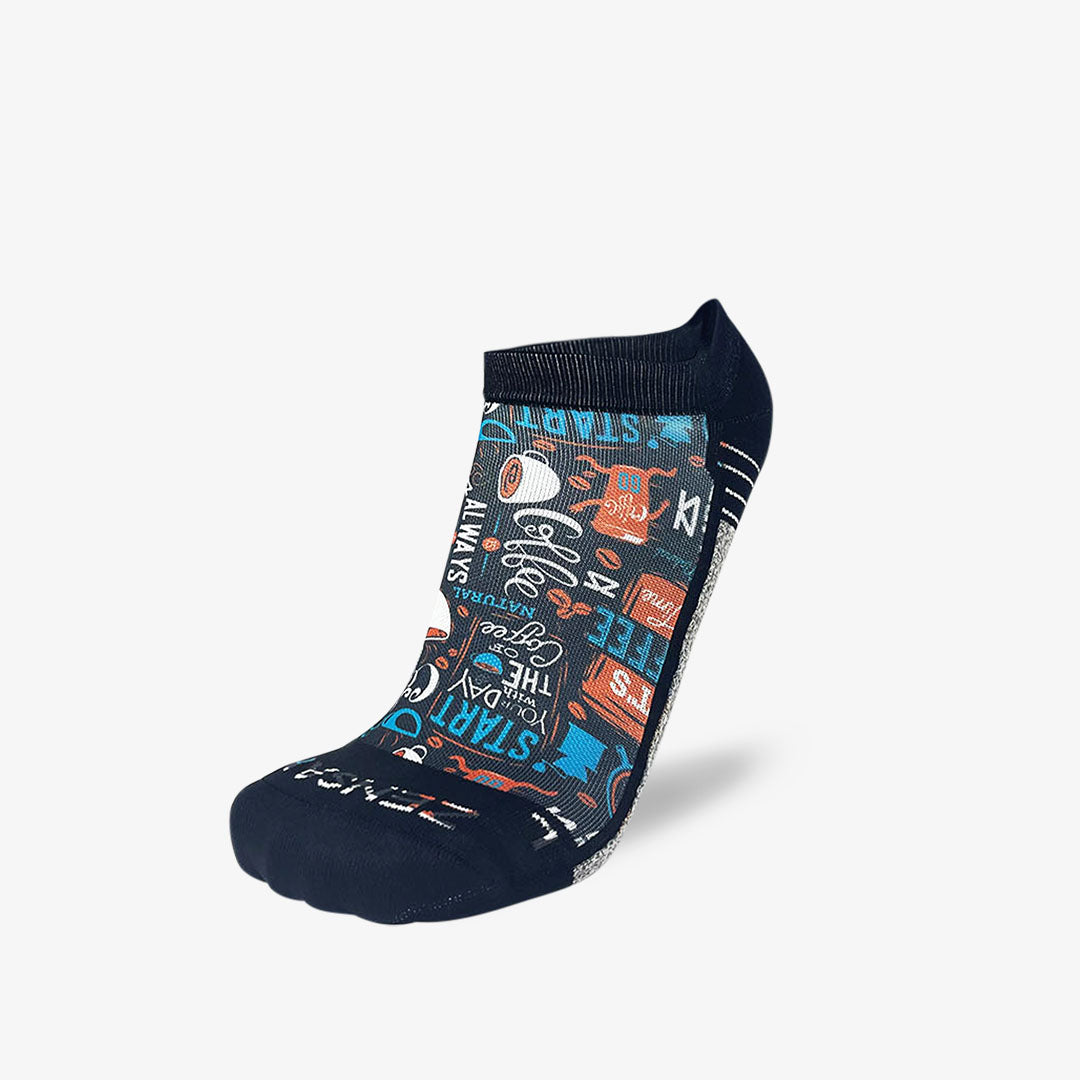 Coffee Doodle Running Socks (No Show)Socks - Zensah