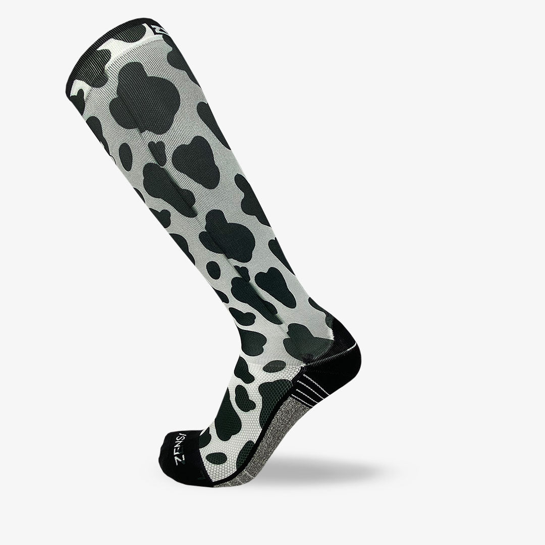 Cow Print Compression Socks (Knee-High)Socks - Zensah