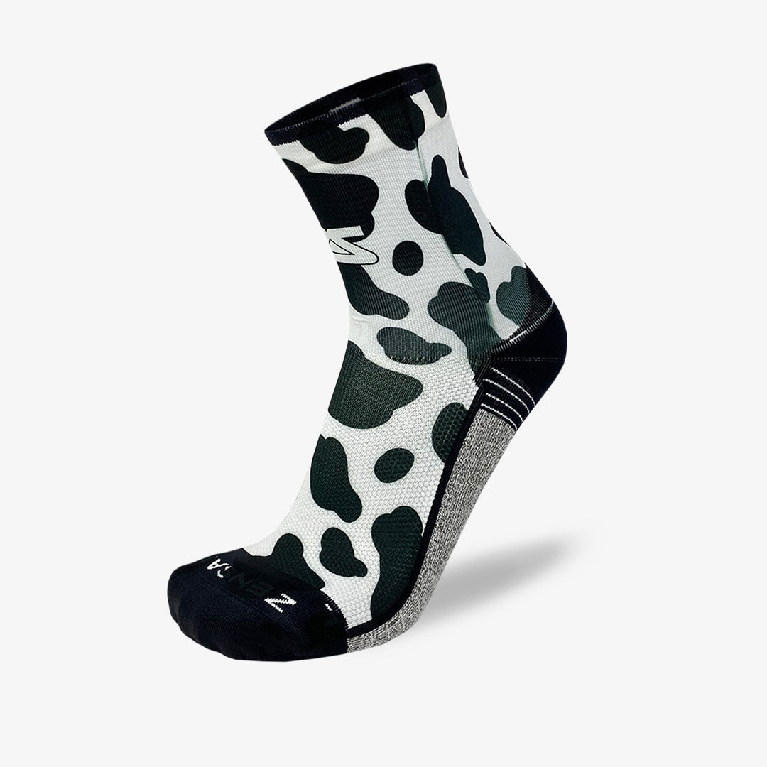 Cow Print Socks (Mini-Crew)Socks - Zensah