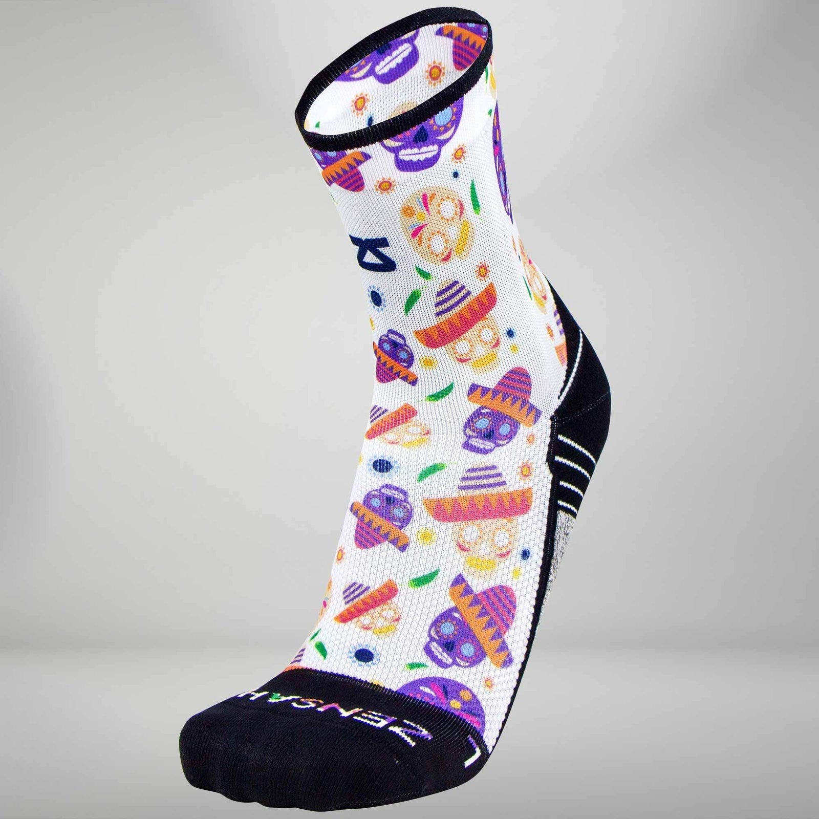 Day Of The Dead Doodle Socks (Mini Crew)Socks - Zensah