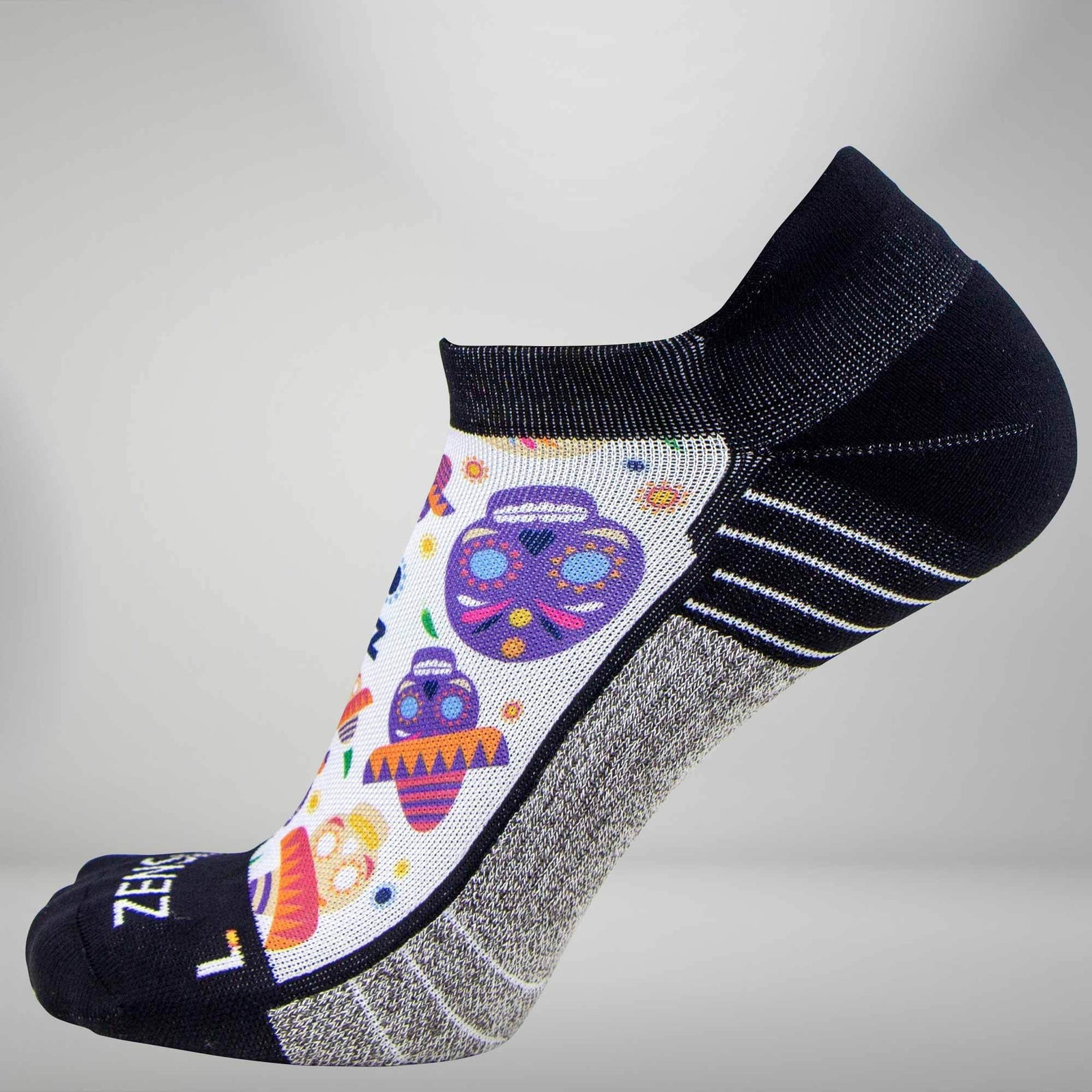 Day Of The Dead Doodle Socks (No Show)Socks - Zensah