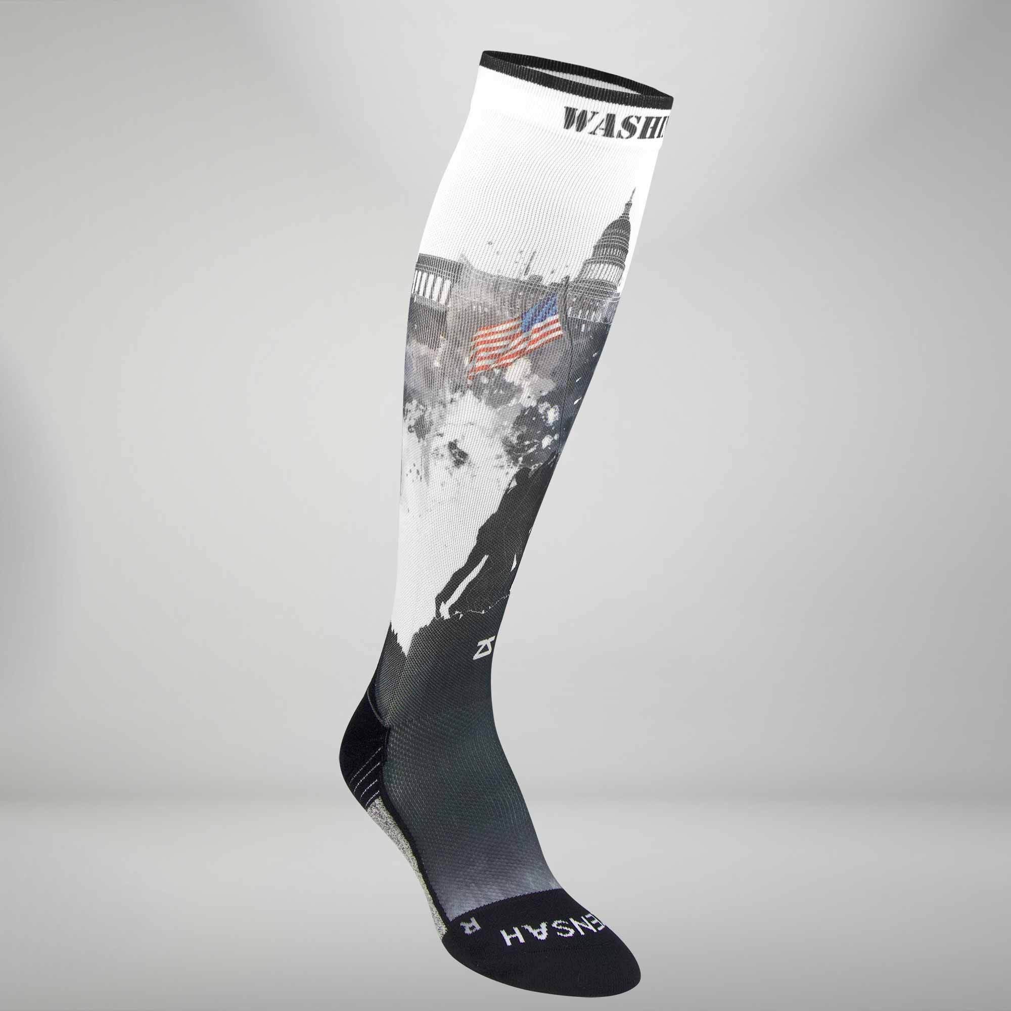 DC Skyline Compression Socks (Knee-High)Socks - Zensah