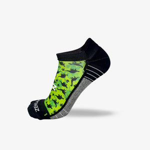 Dino Silhouettes Running Socks (No Show)Socks - Zensah