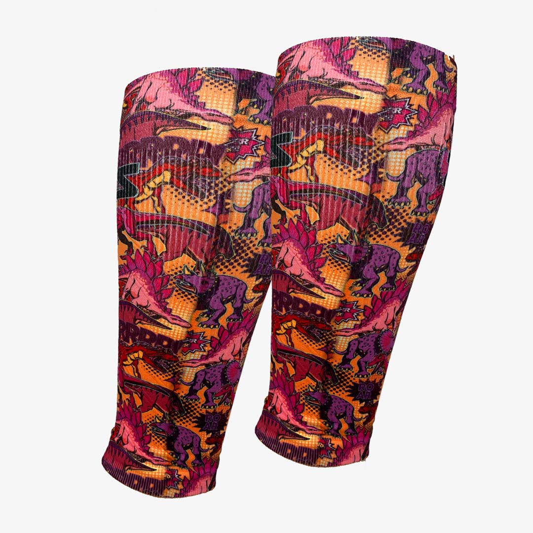 Dino Comic Compression Leg SleevesLeg Sleeves - Zensah