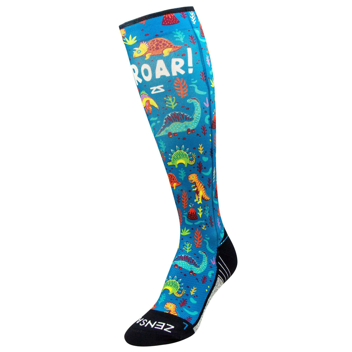 Dinosaurs Compression Socks (Knee-High)Socks - Zensah