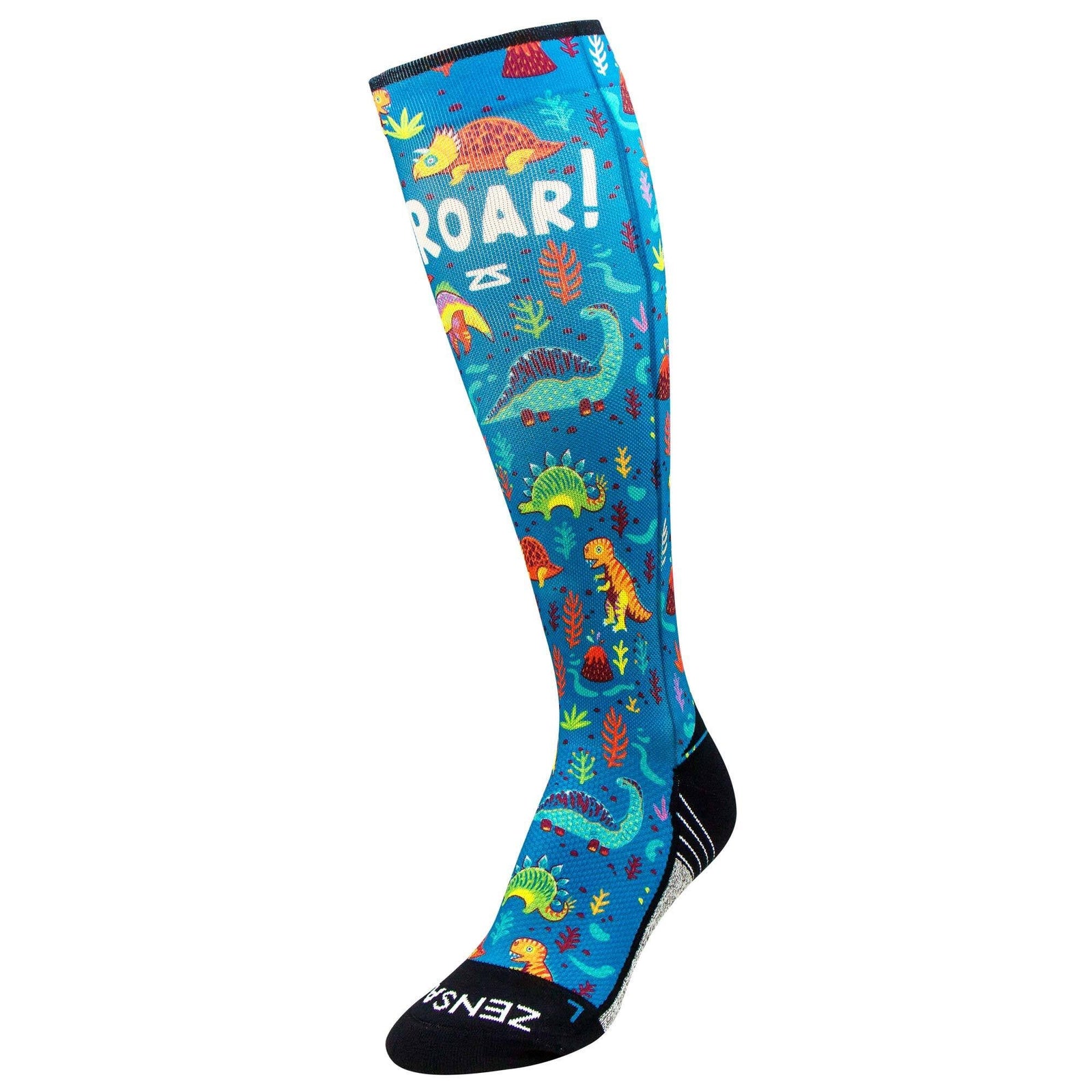 Dinosaurs Compression Socks (Knee-High)Socks - Zensah