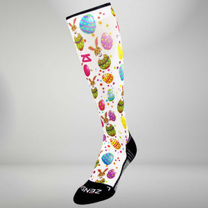 Easter Eggs Compression Socks (Knee-High)Socks - Zensah