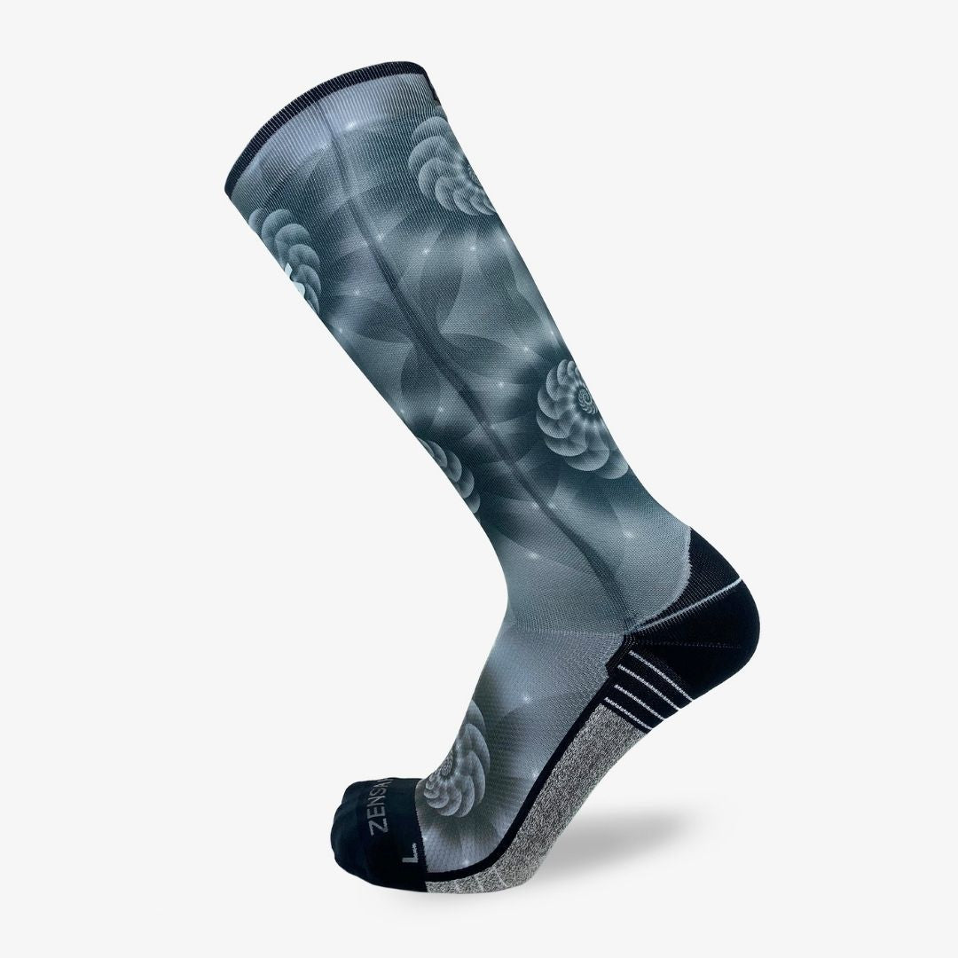 Fibonacci Spiral Compression Socks (Knee-High)Socks - Zensah